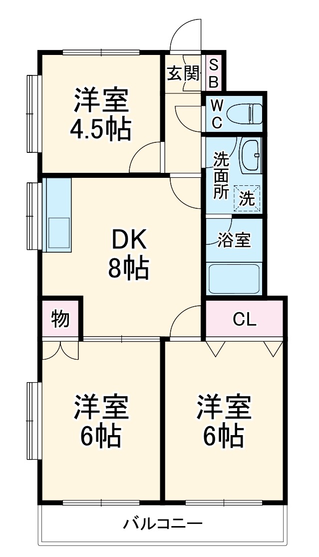 2/2 間取