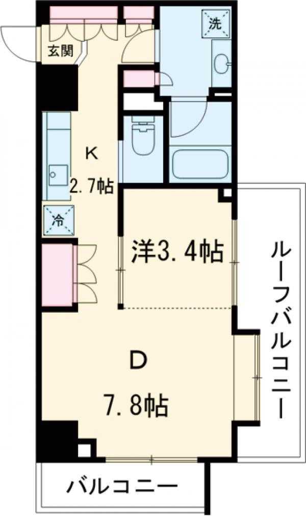 プライムアーバン長原上池台の間取り