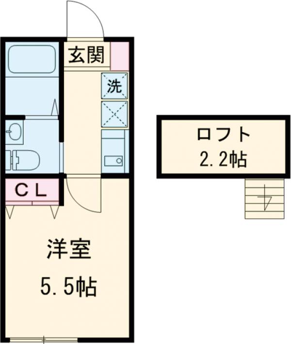 オリオン五反野の間取り
