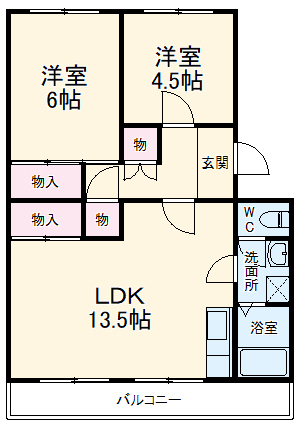 コーポ三立の間取り