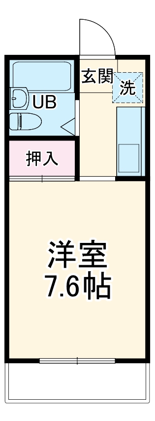 グリーンハイツの間取り