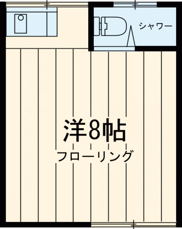 武田アパート・103号室の間取り