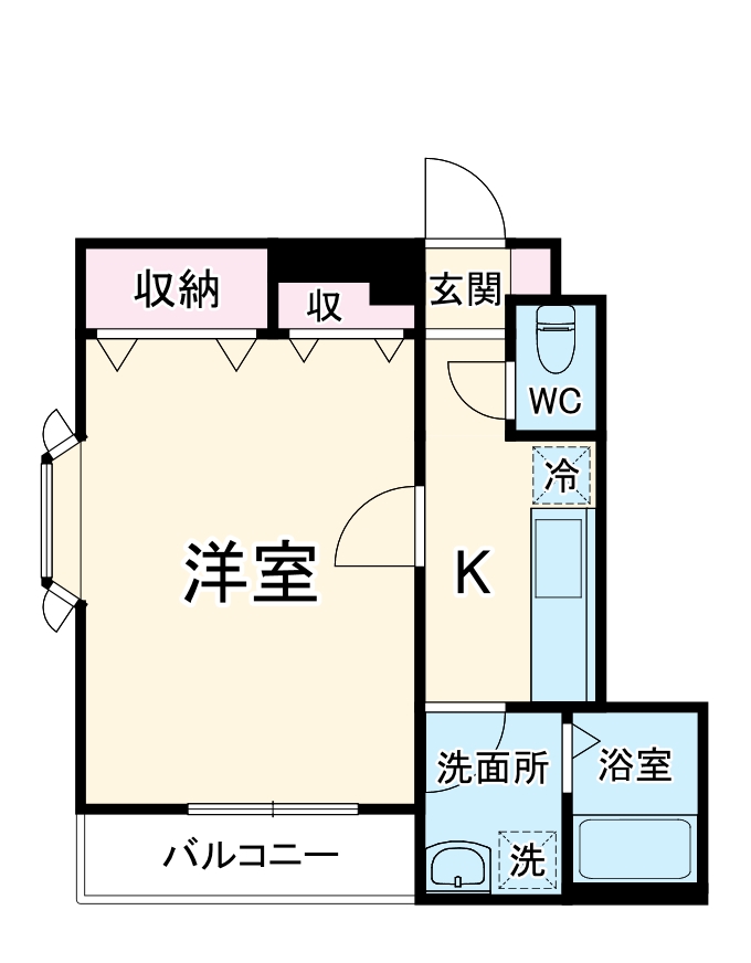 アンプルール リーブル 苗場の間取り