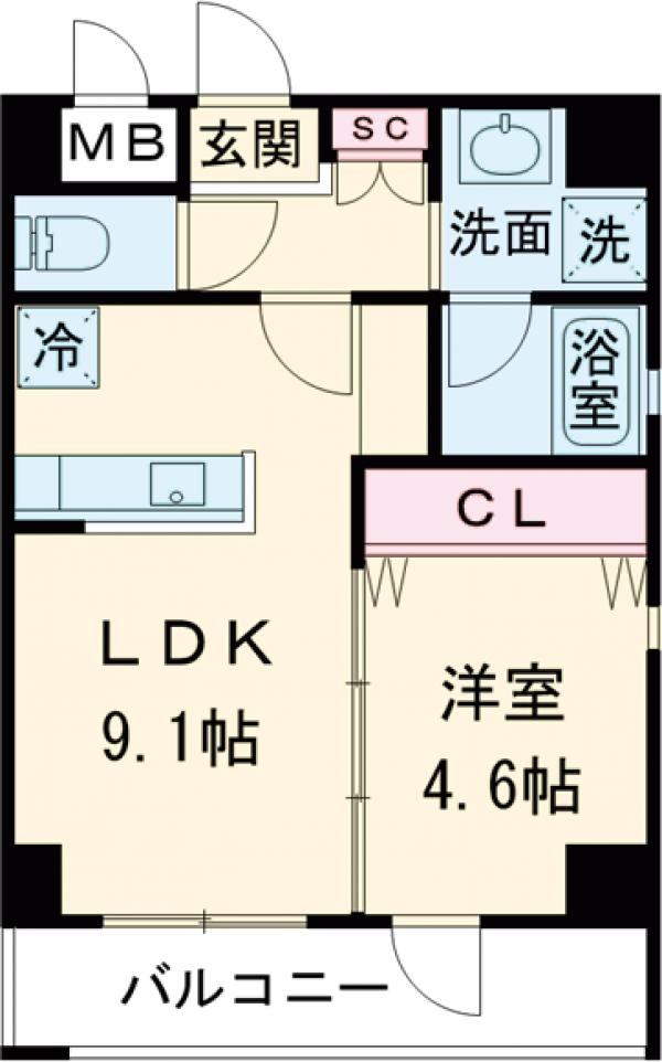 Ever Green 豊玉の間取り