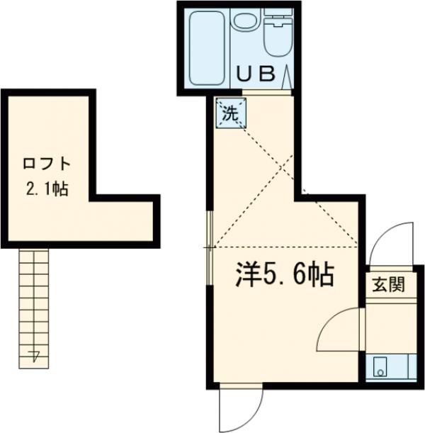 ステラ北千住の間取り