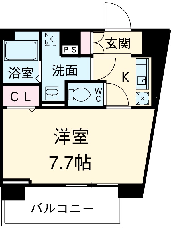 フェルクルールプレスト千住関屋の間取り