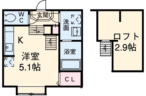 ダリアステート北千住の間取り