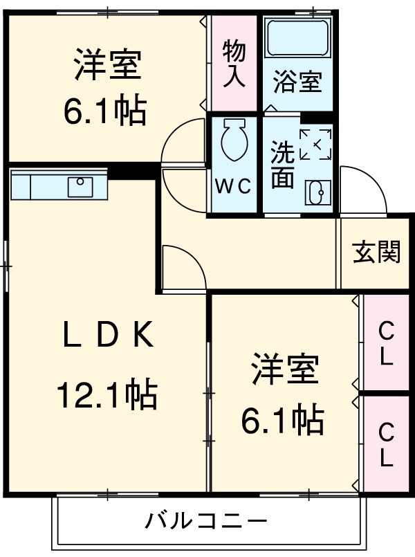 ブリエ21の間取り