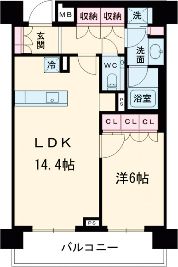 ソアラノーム大岡山・208号室の間取り