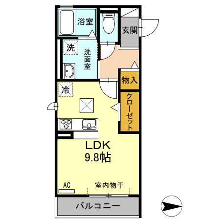 アール・オッツの間取り