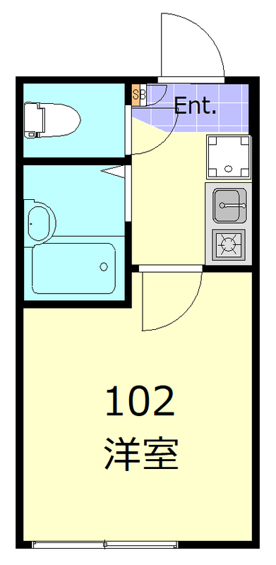 アリス南千住の間取り
