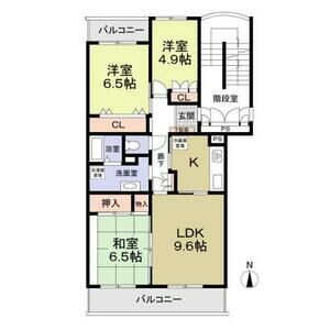 テレパレス中村南 2号館の間取り