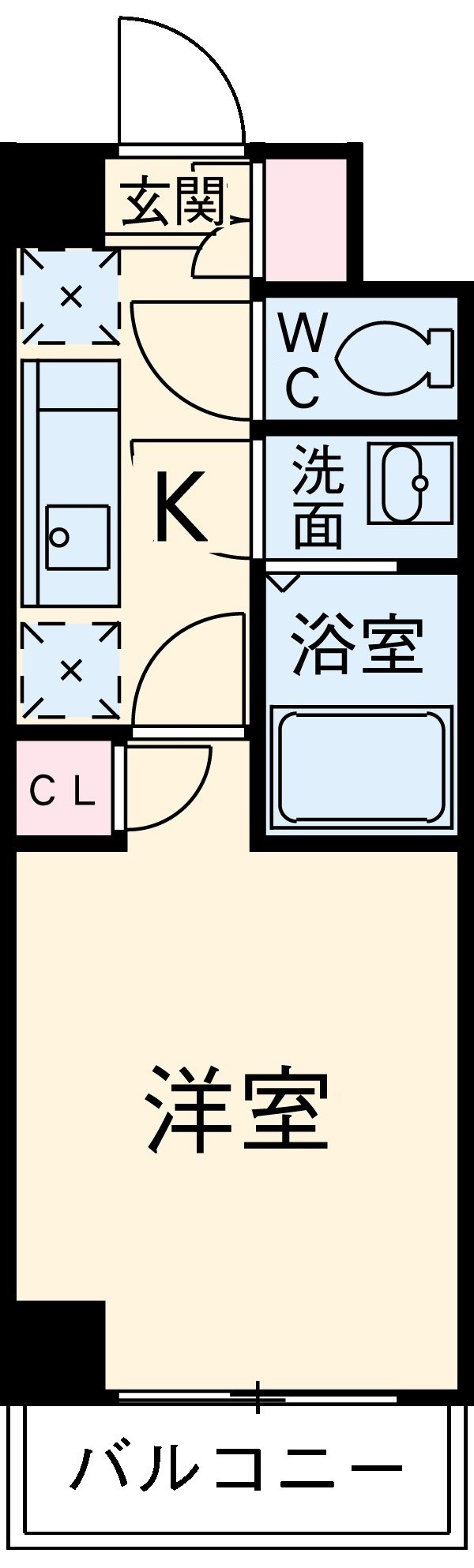 クレールブルーの間取り