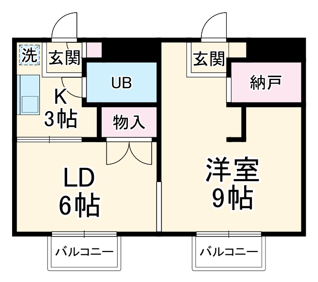 Ｃａｌｃｉｏ・101号室の間取り