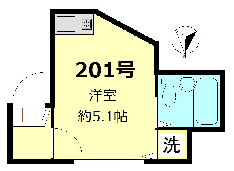 KKハウス北千住の間取り