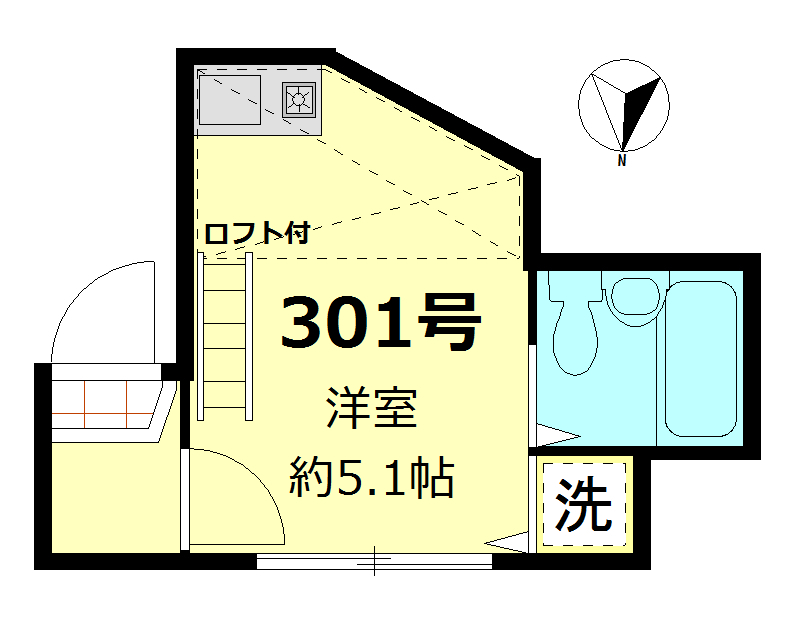 KKハウス北千住の間取り
