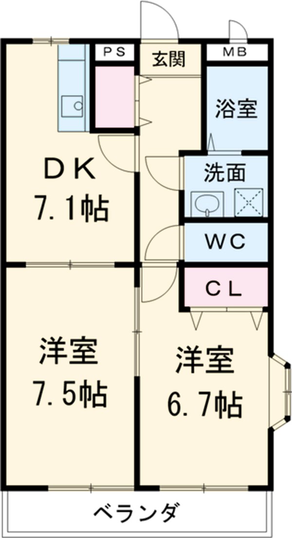 SOLE城山の間取り