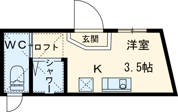 サークルハウス北千住の間取り