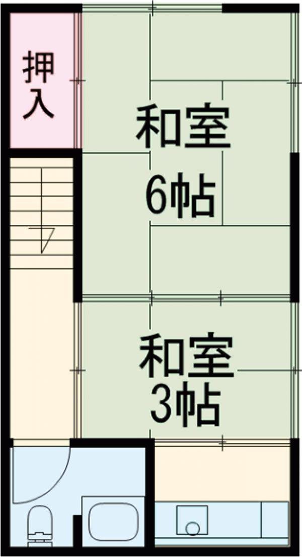 栗原荘の間取り