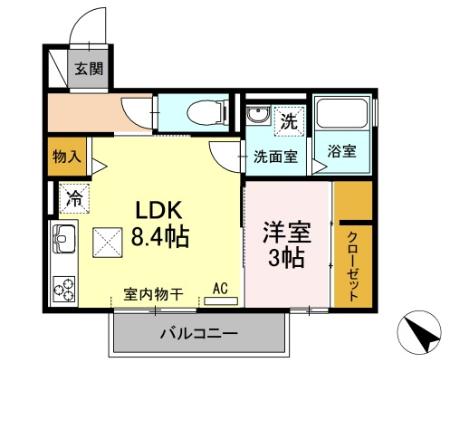 ボンテール池端の間取り