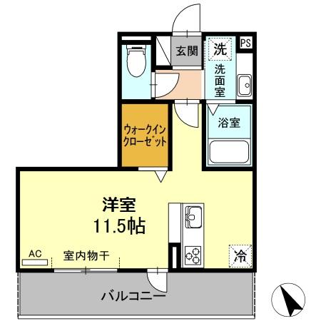 グラシューズの間取り