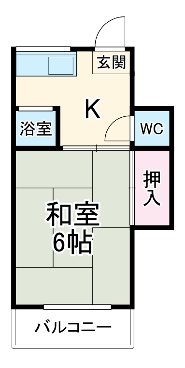 グランディーズ新栄・205号室の間取り