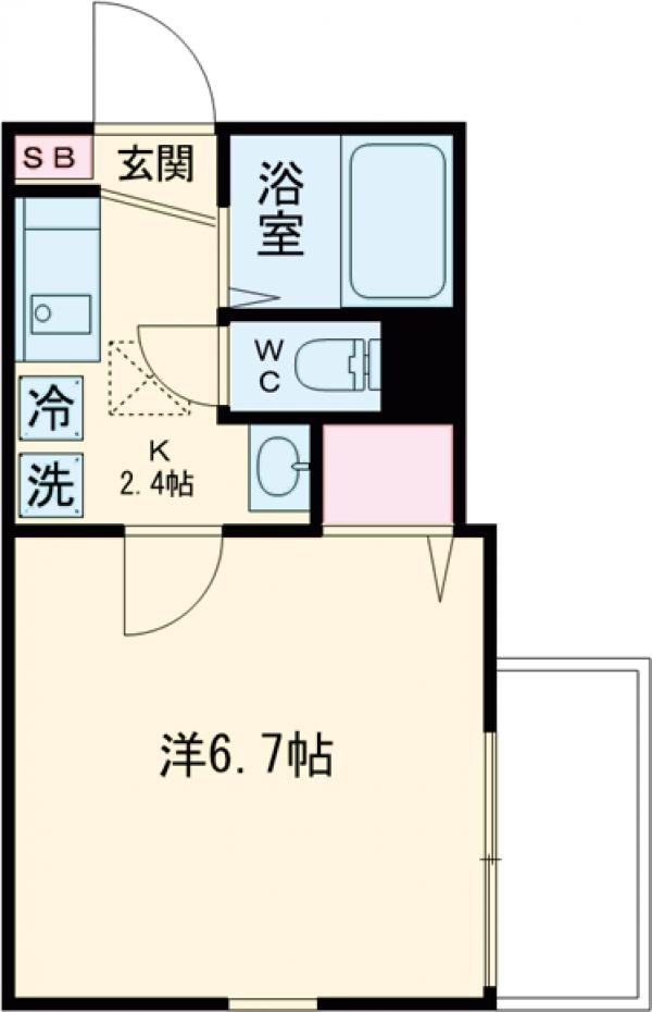 エルカーサ平和台の間取り
