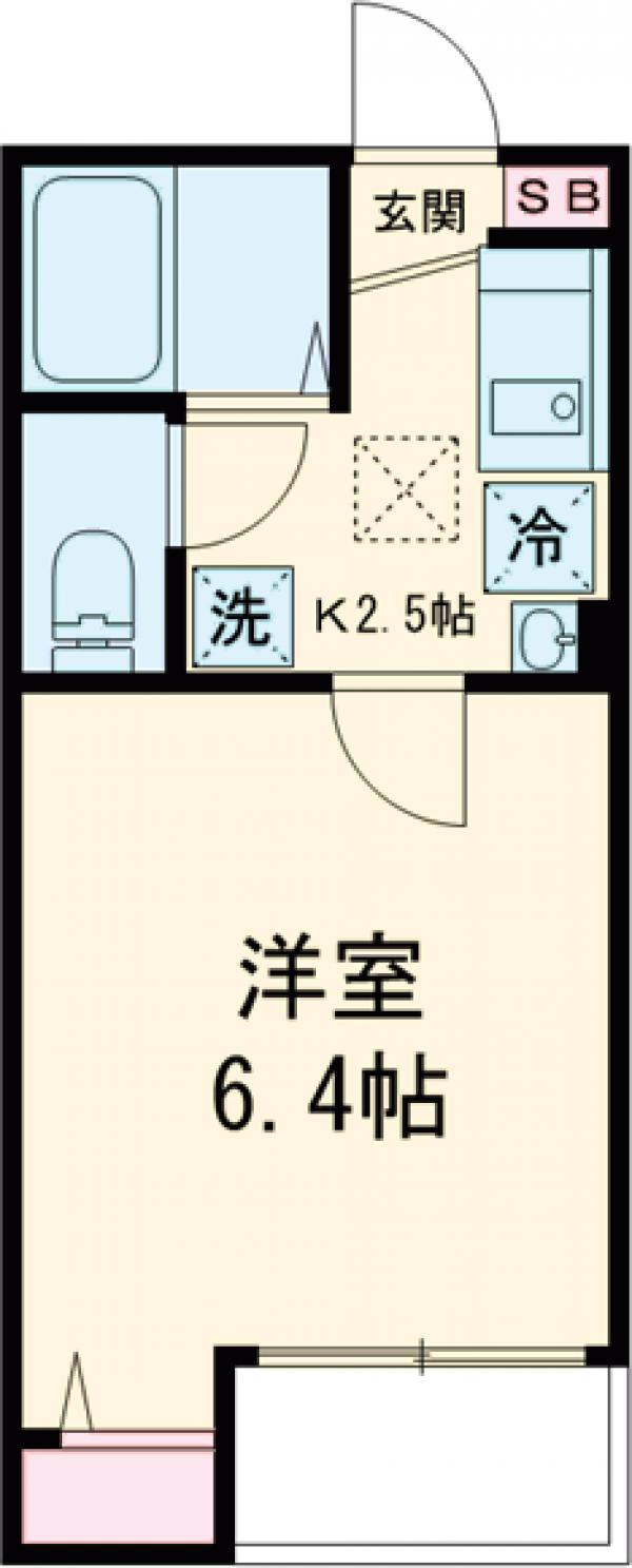 エルカーサ平和台の間取り