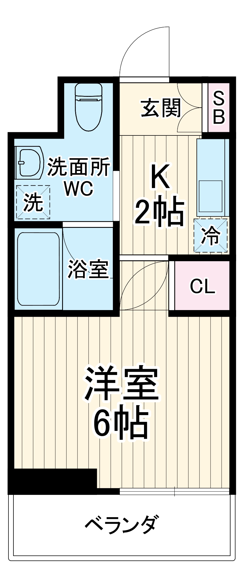 コートレミージュ宿河原の間取り