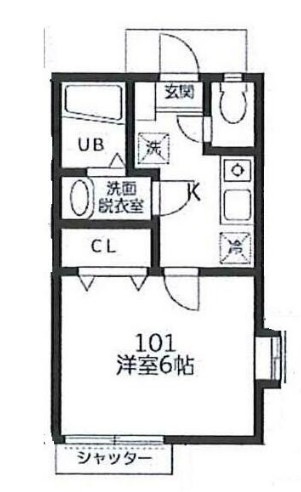 DSコート・21栗谷の間取り