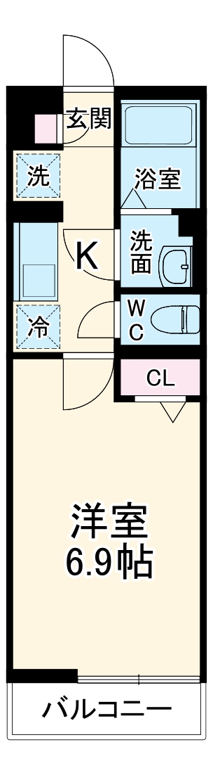 リブリ・KOU 登戸の間取り
