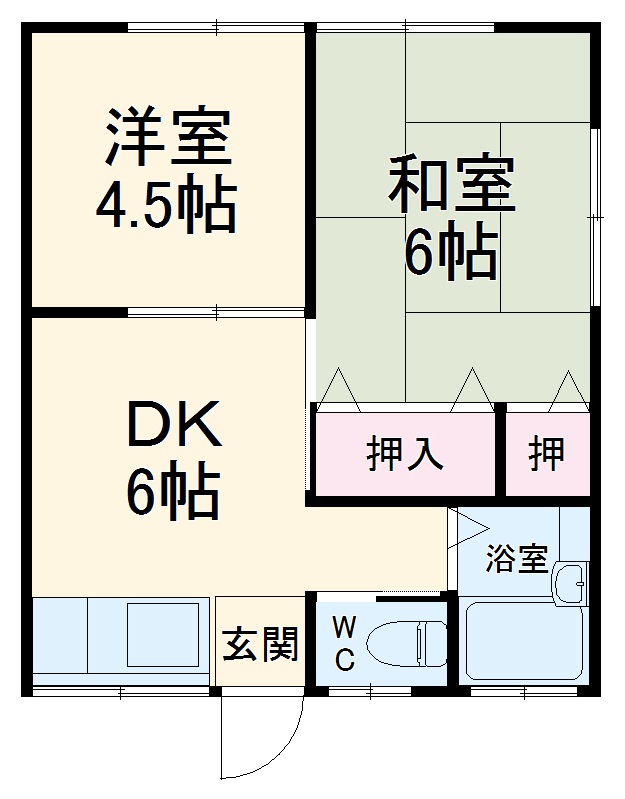 第2サクラハイツの間取り