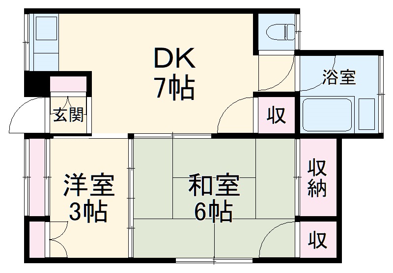 今井荘の間取り