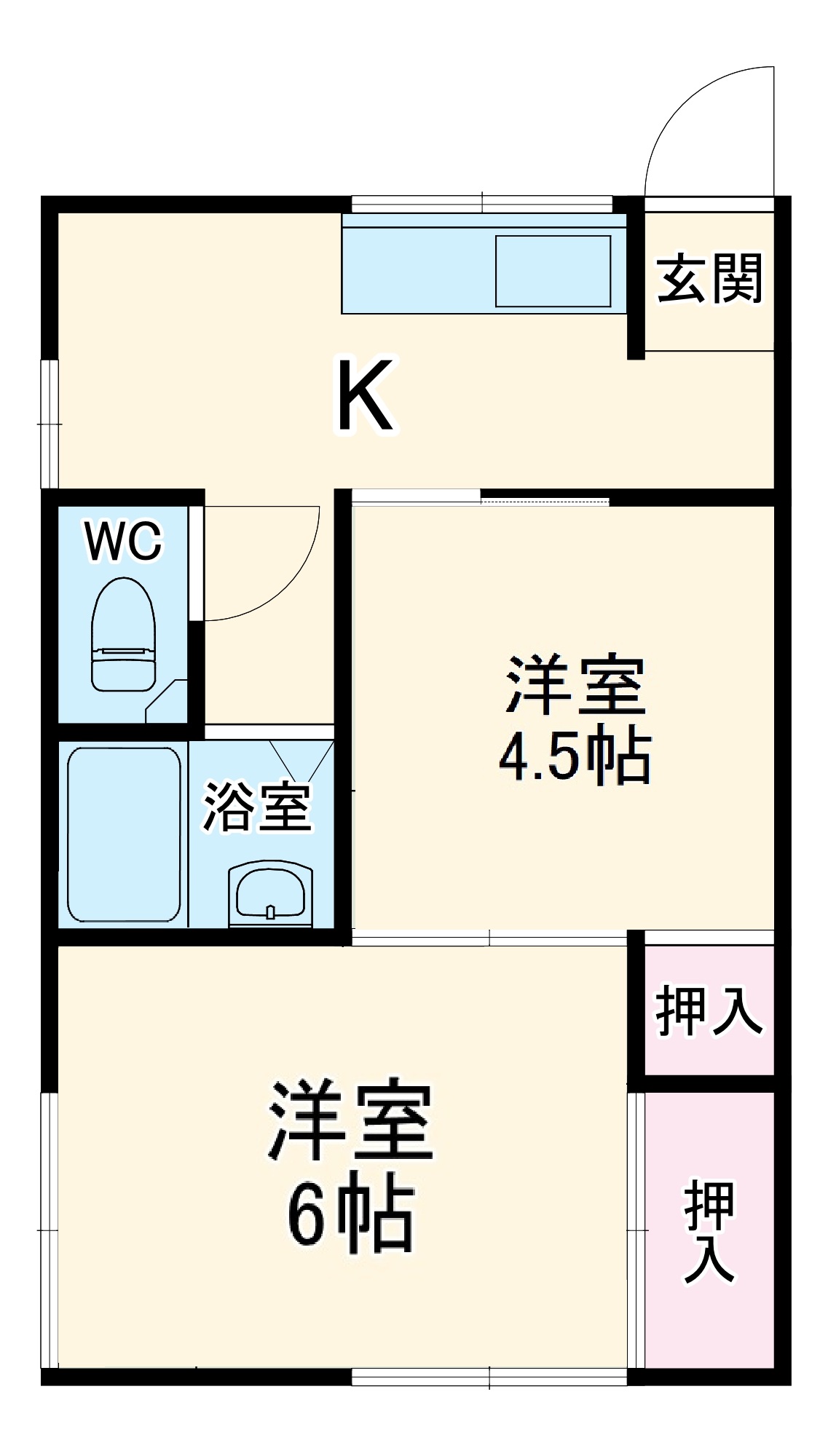 ファミーユ米が浜の間取り