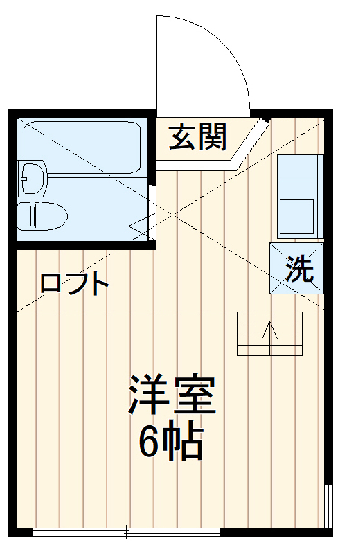 ユナイト衣笠モニカベルッチの間取り