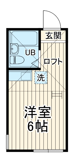 ユナイト衣笠モニカベルッチの間取り