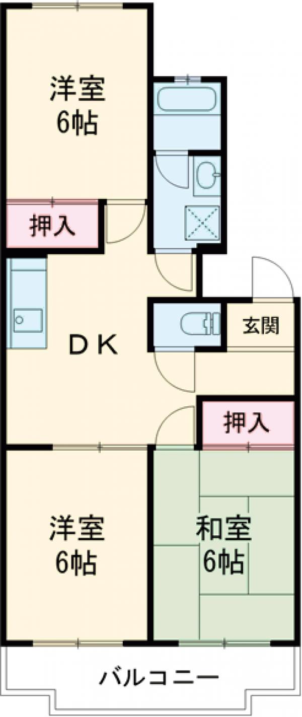 エーユーソフィアの間取り