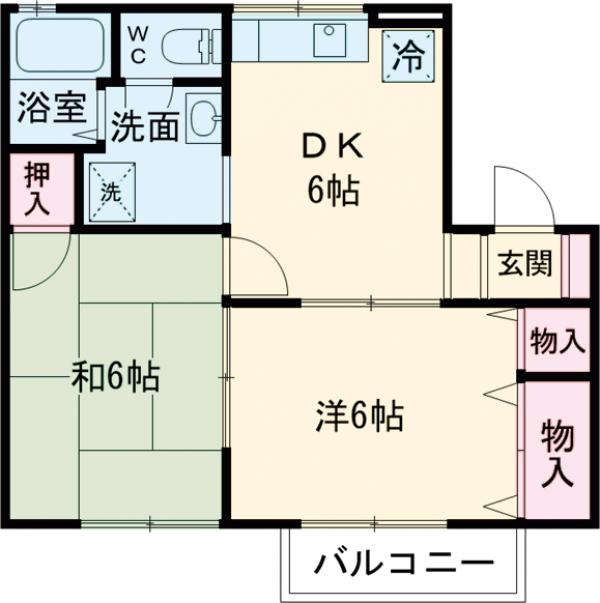 エスポワール・ドマーニＢの間取り