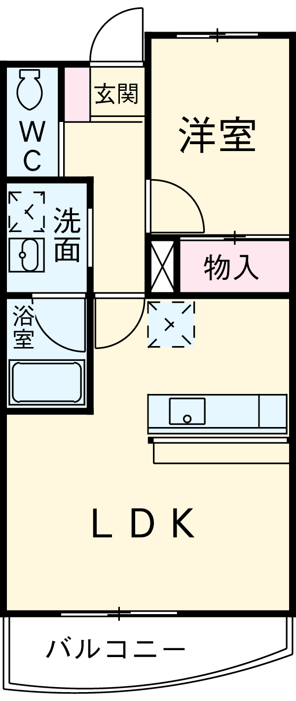 高崎栄町スターレジデンスの間取り