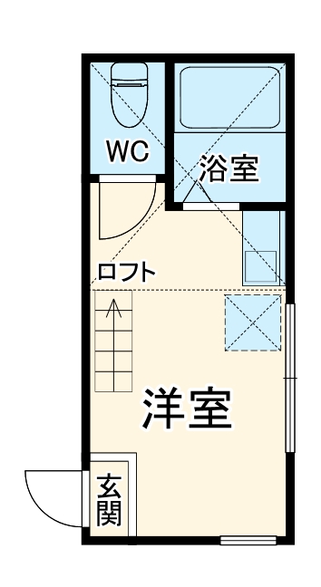 ユナイト田浦エレフォレックスの間取り