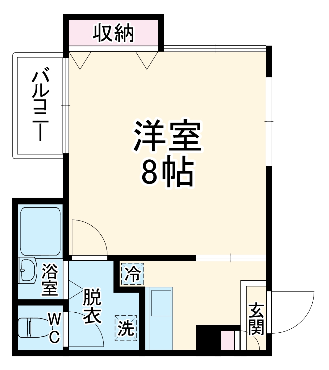 ベイサイトの間取り