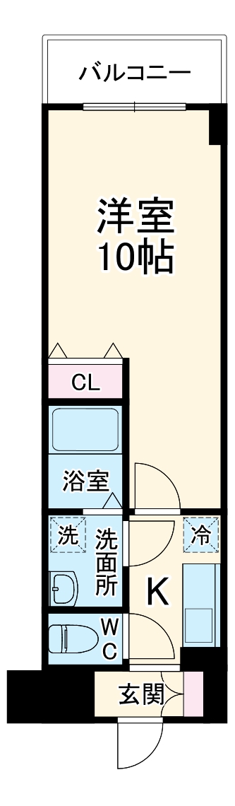 クラヴィーア草加の間取り