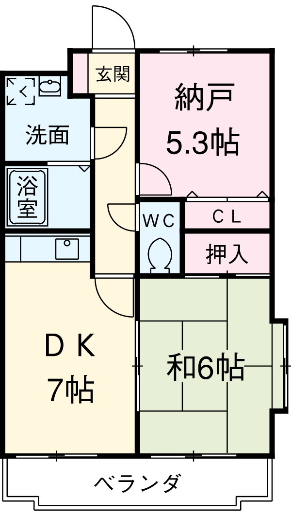 リビック根岸の間取り