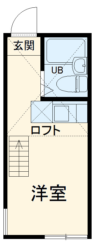 ユナイト衣笠ロジャー・スペリーの間取り