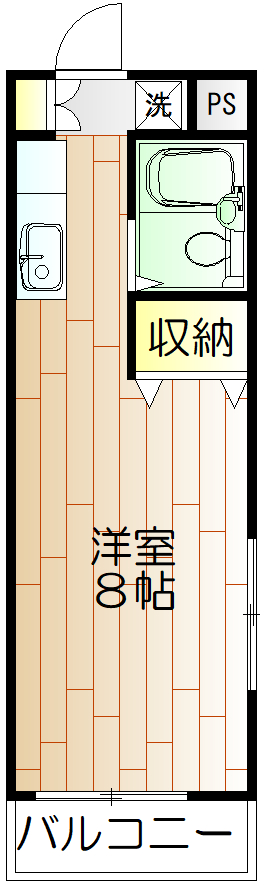 サカエハイツの間取り