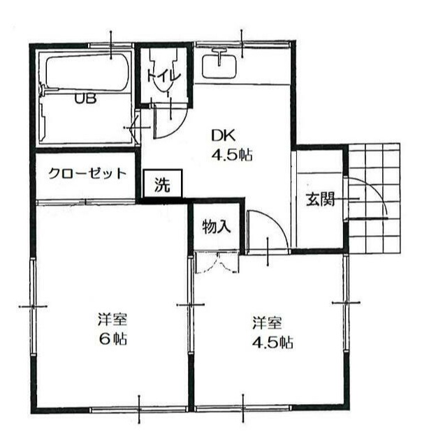 森田貸家の間取り