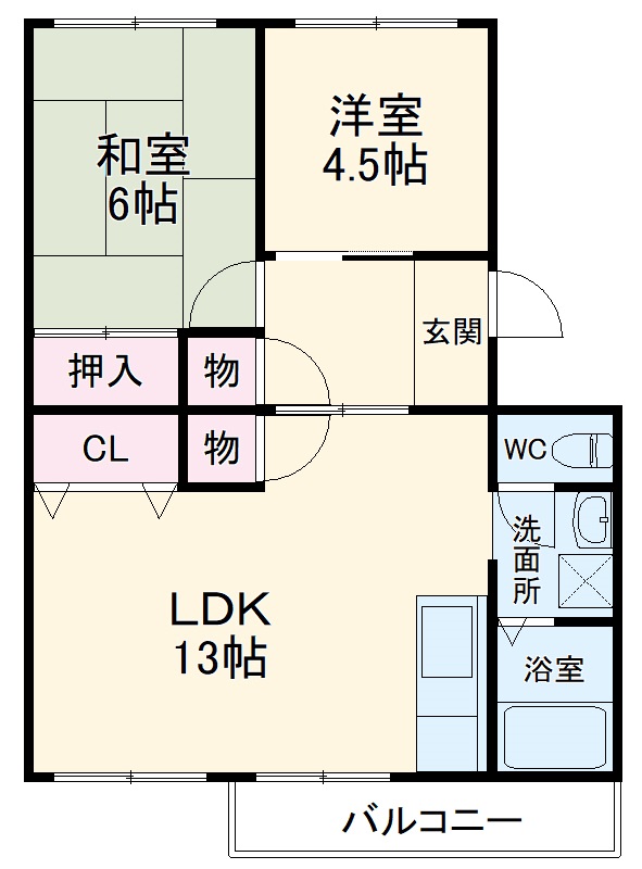 メゾン碧水の間取り
