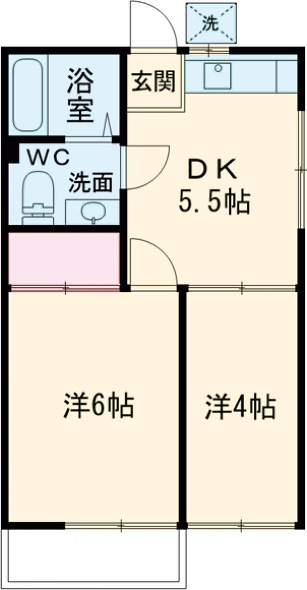 くれない荘の間取り