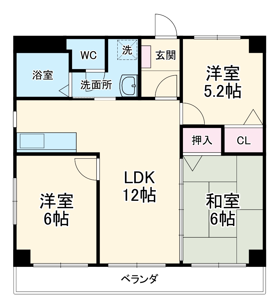 アンジェロ・パティオの間取り