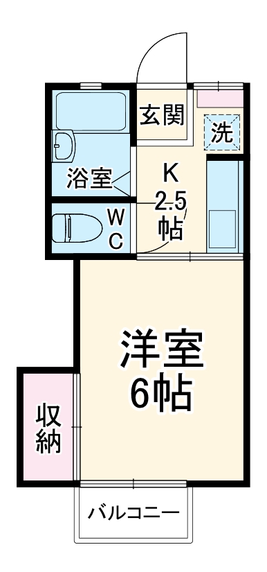 ハイツハピネスの間取り